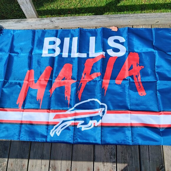 NEW Buffalo Bills Mafia Light Blue NFL 3X5  Feet Flag - Picture 2 of 3